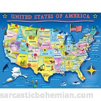 Springbok USA Map 60 Piece Jigsaw Puzzle B00JV40LGE